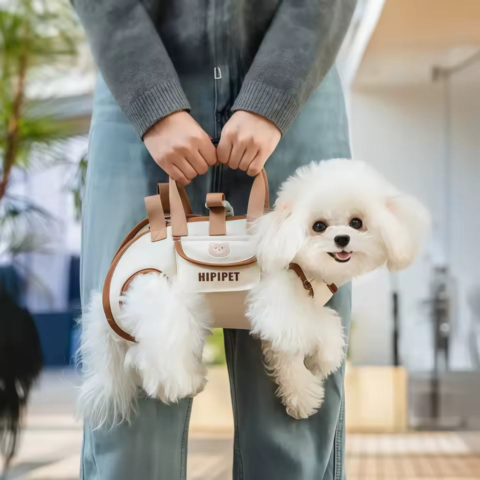 PomGlow Luxury Dog Carrier Harness for Small Dogs