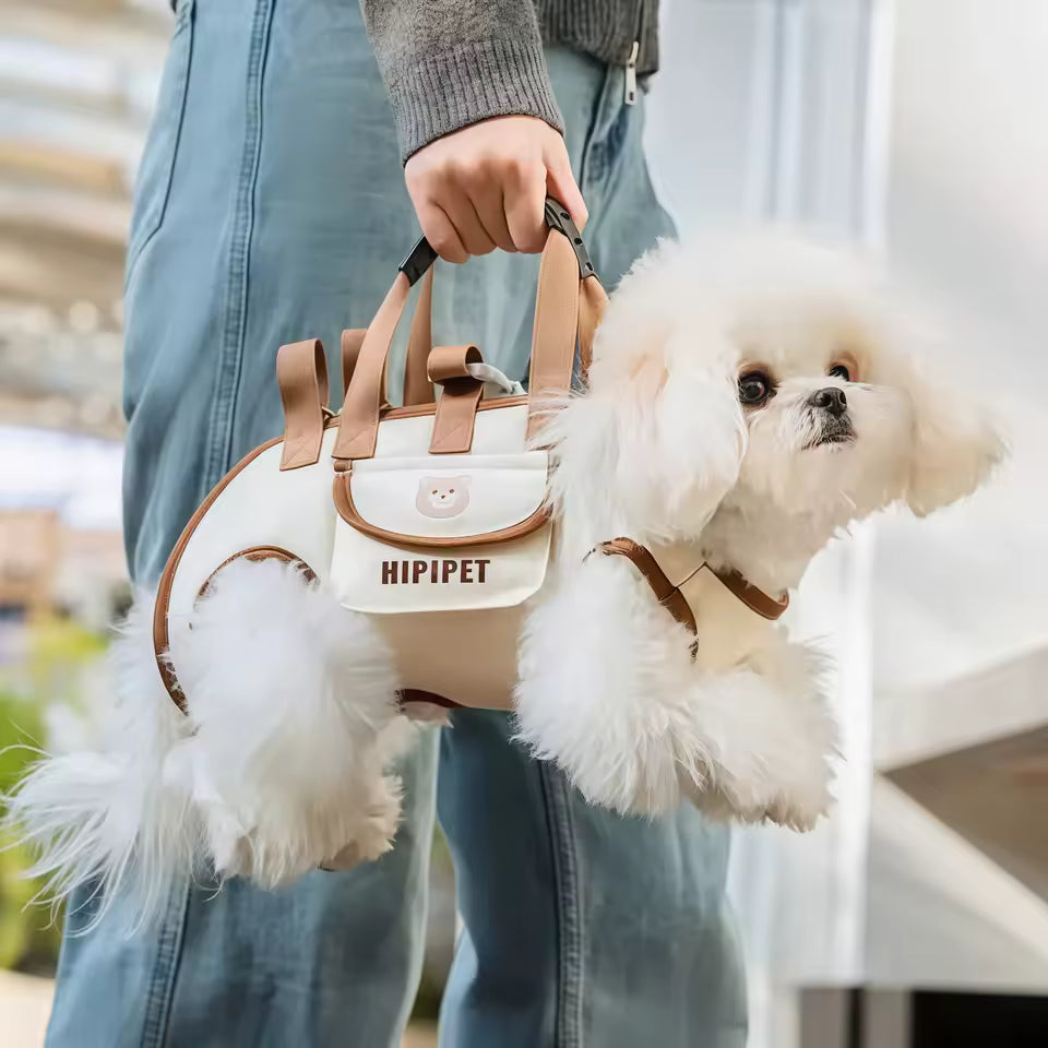PomGlow Luxury Dog Carrier Harness for Small Dogs